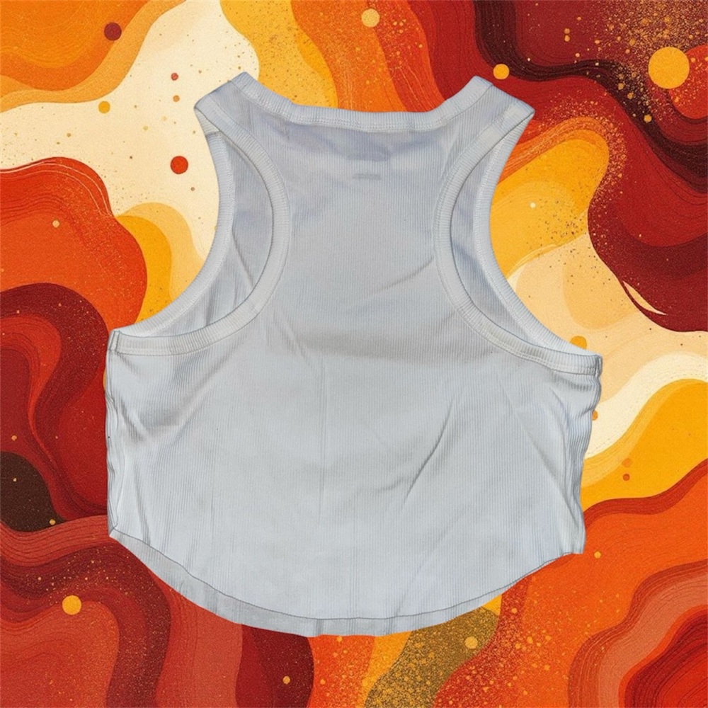 Wild Fable White Cropped Ribbed Tank Top - Picture 7 of 7